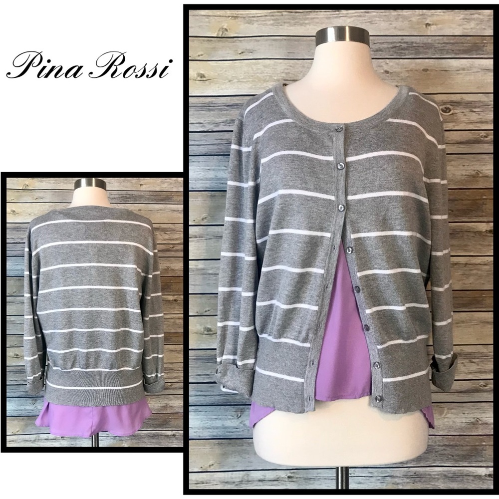 NWT Pina Rossi Cardigan, Size XL